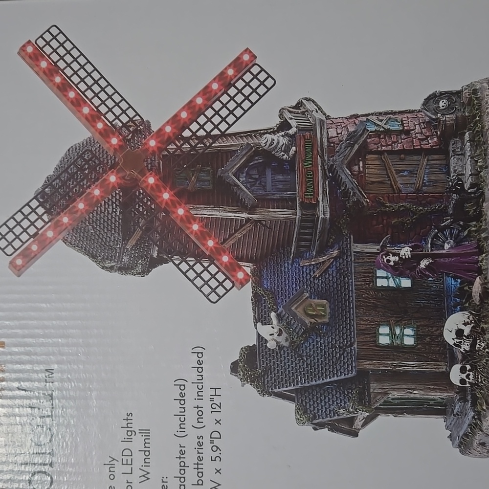 Pumpkin Hollow Animated Windmill